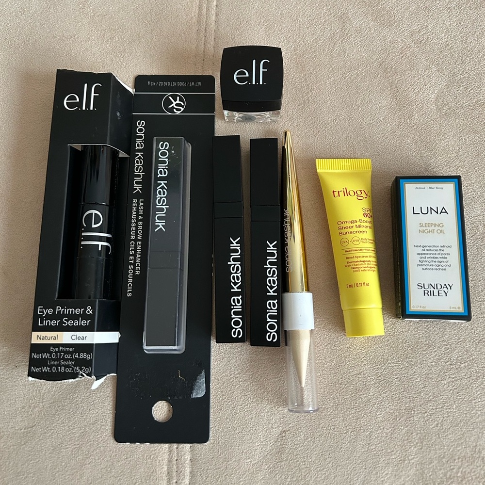 e.l.f., Sonia Kashuk, Assorted Makeup, Face and Body items